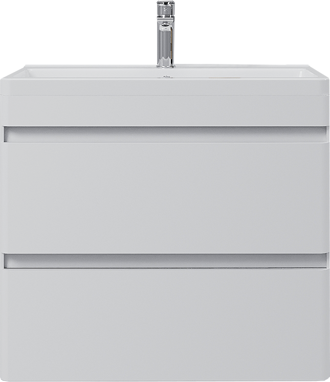 Тумба с раковиной Style Line Атлантика 70 Люкс Plus, подвесная, антискрейч