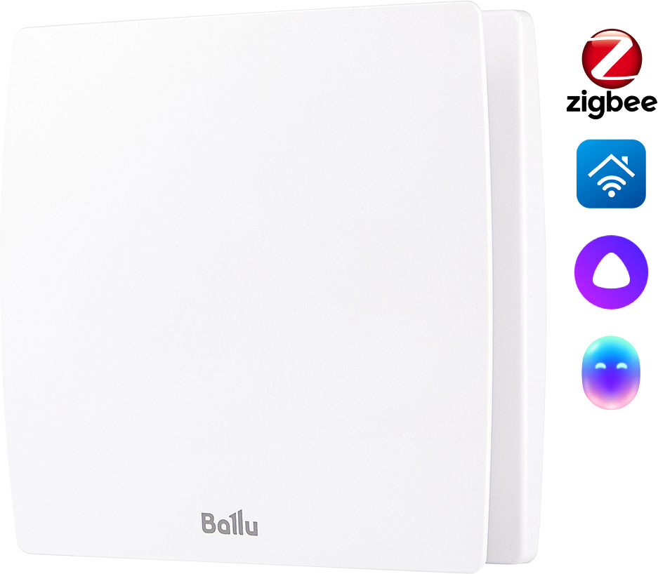 Вытяжной вентилятор Ballu SL BAF-SL 100 V с обратным клапаном