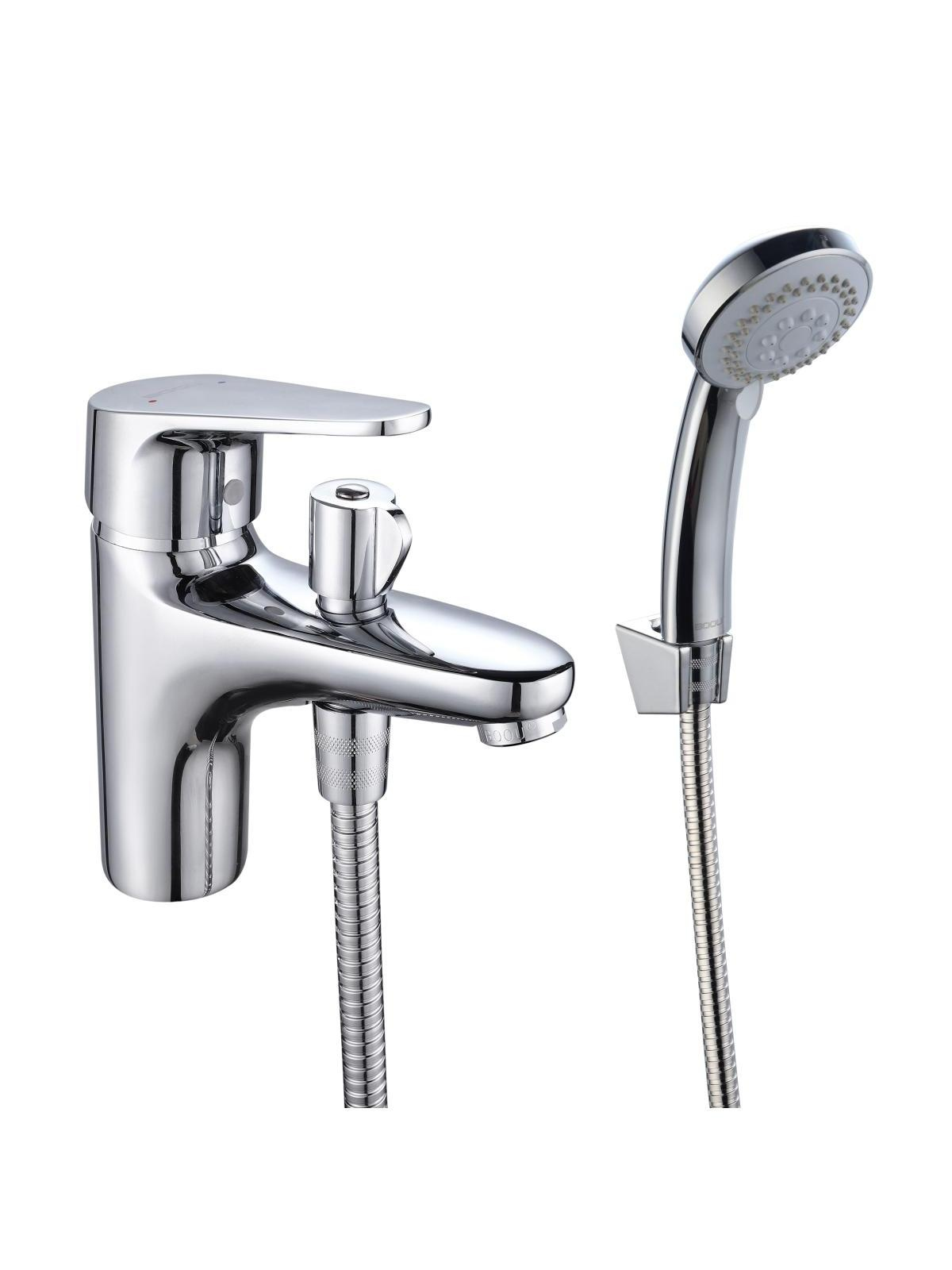 Смеситель на борт ванны BOOU B8282-1V хром
