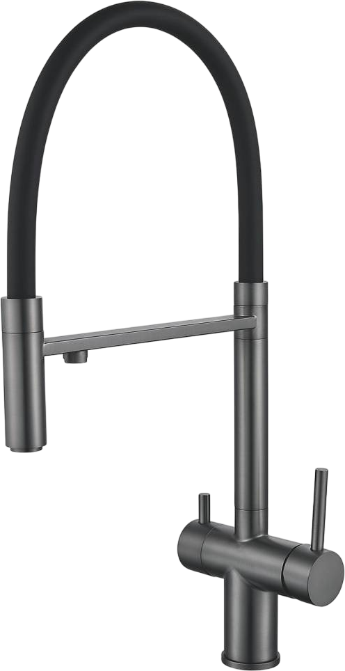 Смеситель для кухни Maretti Calabria CA31RGF11 оружейная сталь