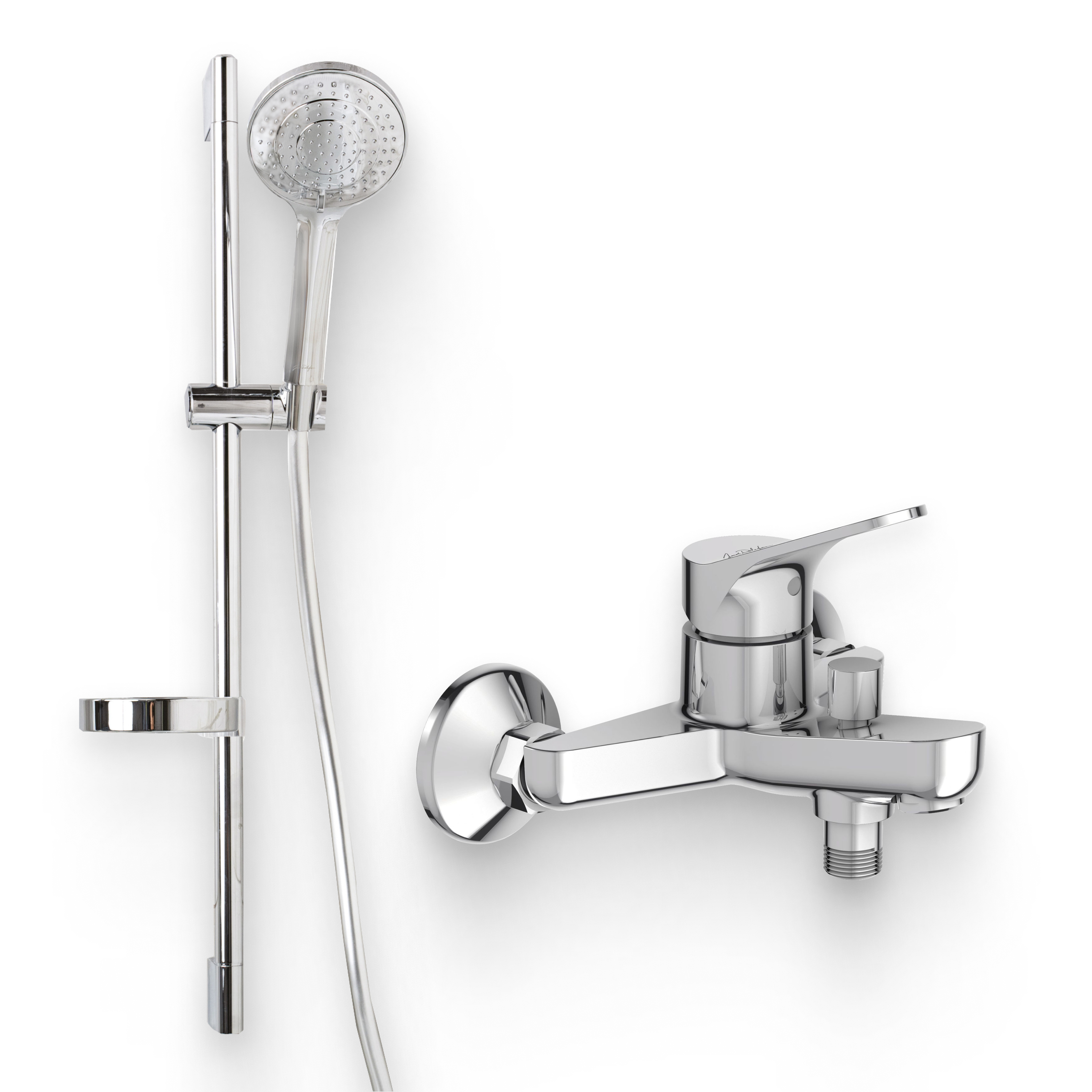 Душевой комплект Смеситель Jacob Delafon Brive E75766-CP + Гарнитур Elite E32910-CP