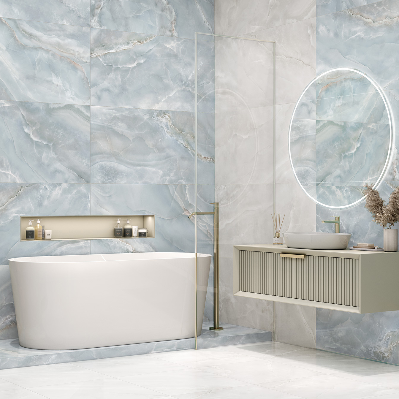 Коллекция плитки Delacora Onyx Breez