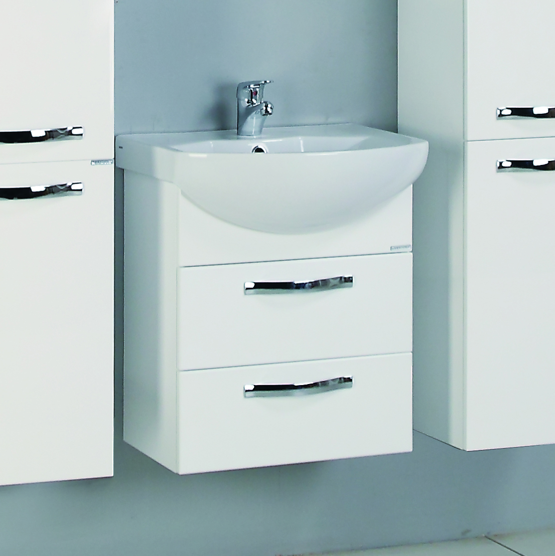 Тумба под раковину без столешницы AQUATON Ария М 50 белая