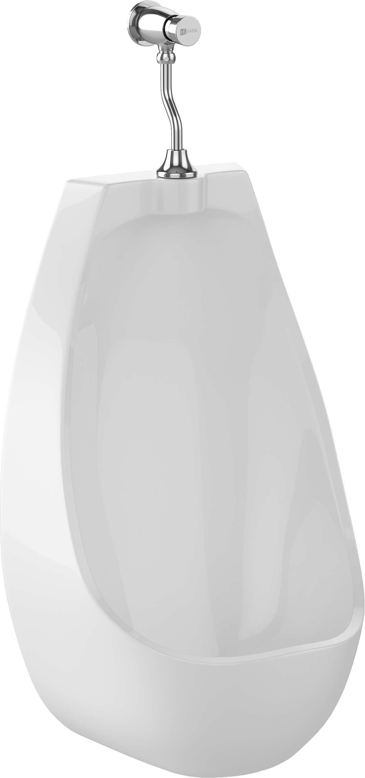 Комплект Писсуар Rosa Люкс Вн ПсБ02 подвесной + Смыв Lemark Project LM4612C