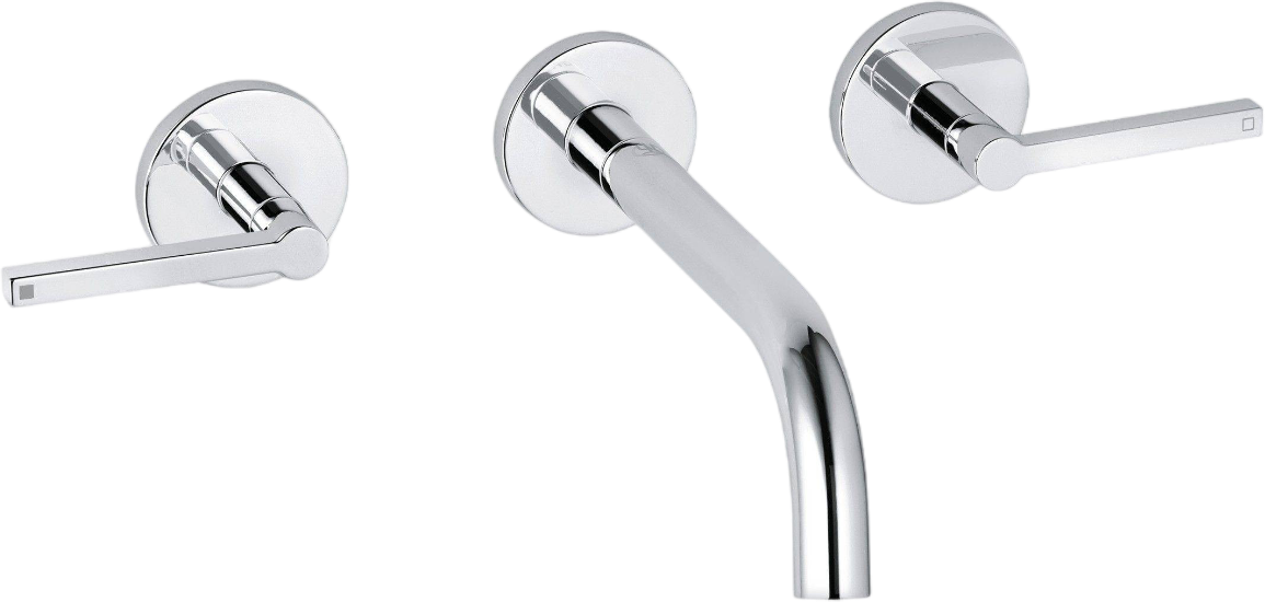 Смеситель для раковины Kludi Nova Fonte Puristic 201440515 С ВНУТРЕННЕЙ ЧАСТЬЮ