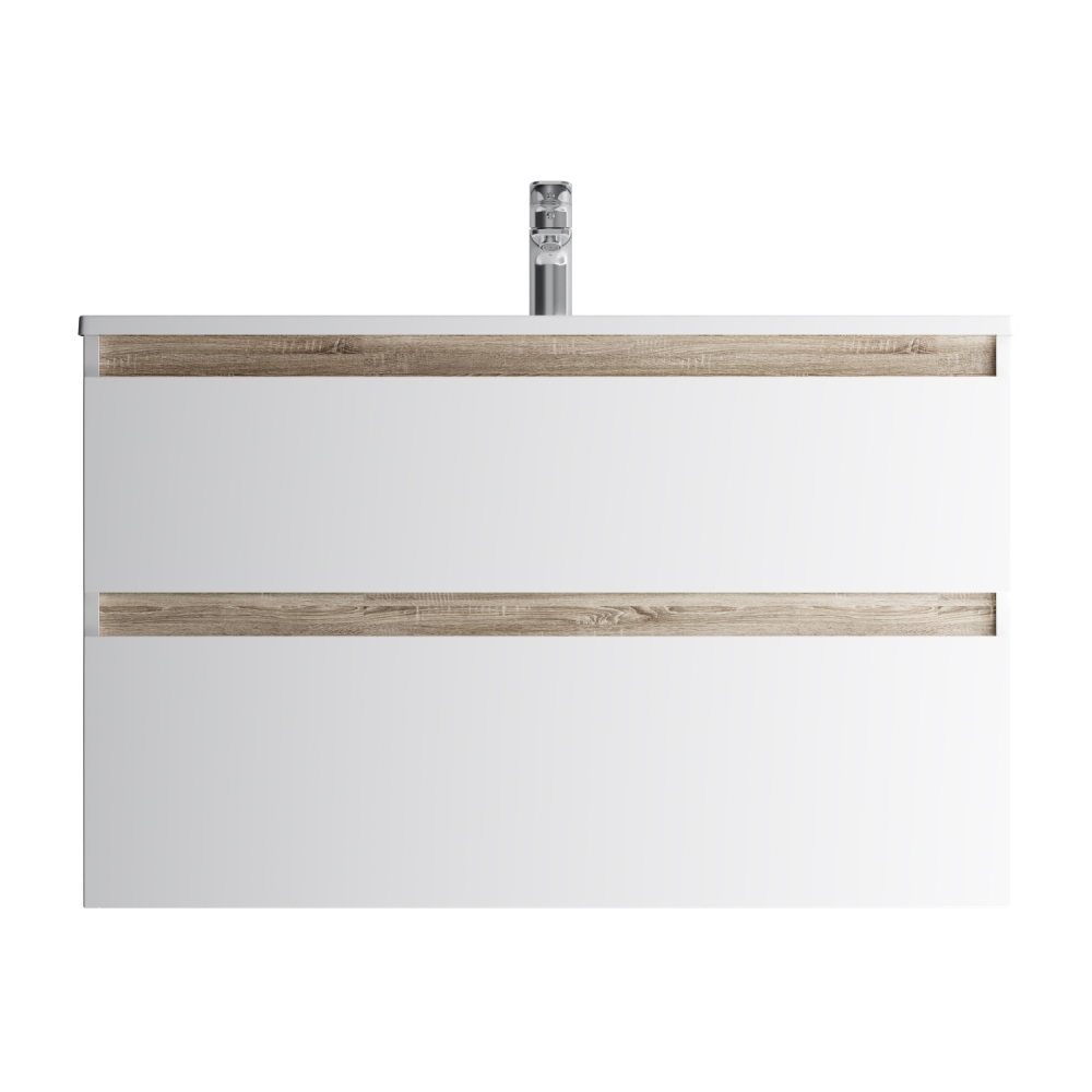 Тумба с раковиной AM.PM X-Joy 100, подвесная, белый глянец