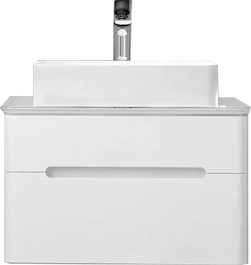 Тумба под раковину со столешницей Jorno Bosko 75, подвесная