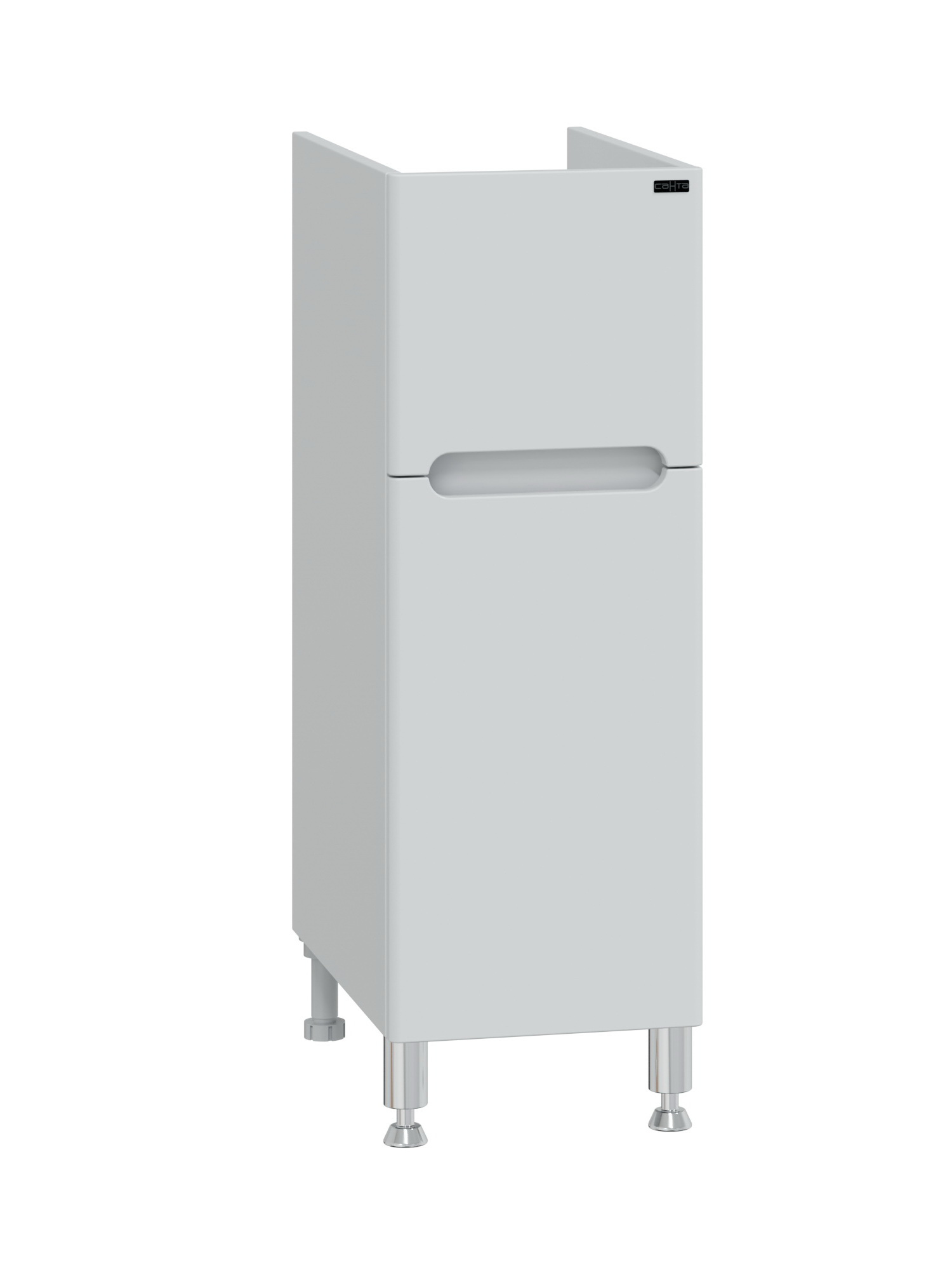 Тумба под раковину без столешницы СаНта Лондон 29 напольная, 2 ящика