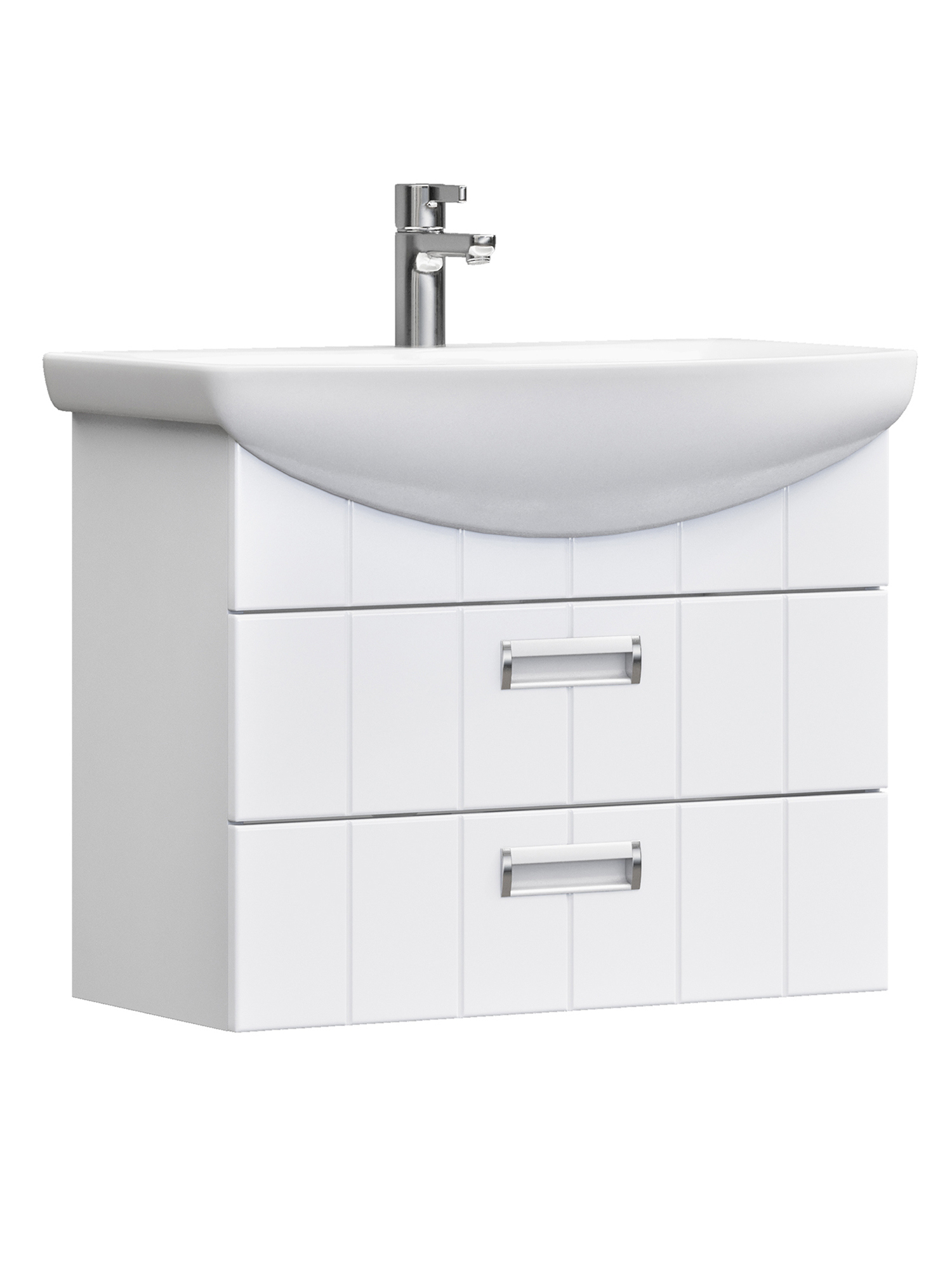 Тумба под раковину без столешницы Vigo Diana 60 подвесная, 2 ящика