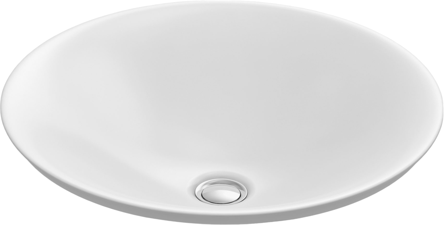 Раковина встраиваемая сверху Jacob Delafon Carillon E96118-0 45 белая, круглая, фаянс