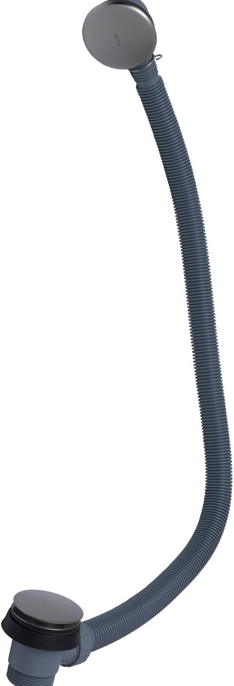 Слив-перелив для ванны Allen Brau Приорити (Priority) Round 5.31027-BN 52 мм, клик-клак, брашированный никель, без гидрозатвора