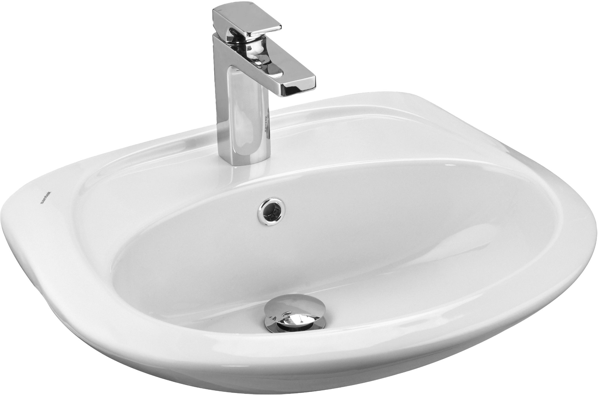 Раковина подвесная Santek Бриз 1.WH11.0.460 55 глянцевая белая