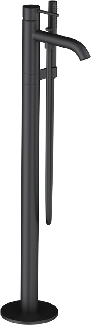 Напольный смеситель для ванны с душем Kludi Bozz 385903976 черный