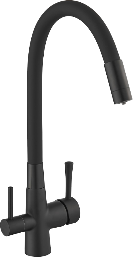 Смеситель для кухни Savol S-L1806H-01 с гибким изливом