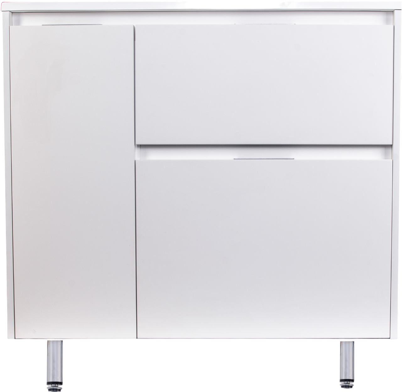 Тумба под раковину без столешницы Style Line Барселона 90 Люкс Plus R, с бельевой корзиной