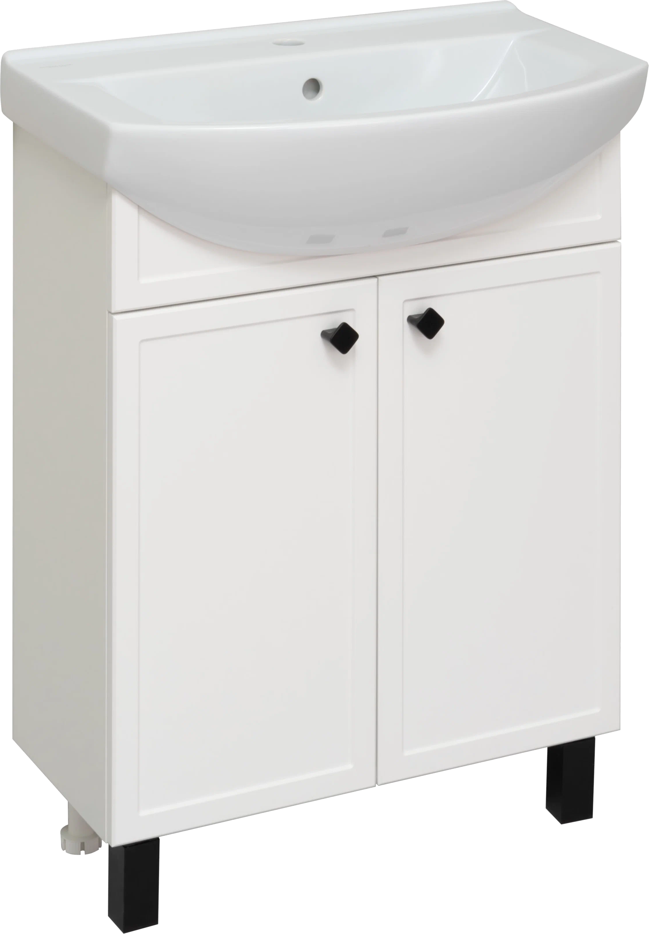 Тумба под раковину без столешницы Runo Римини 65 белая