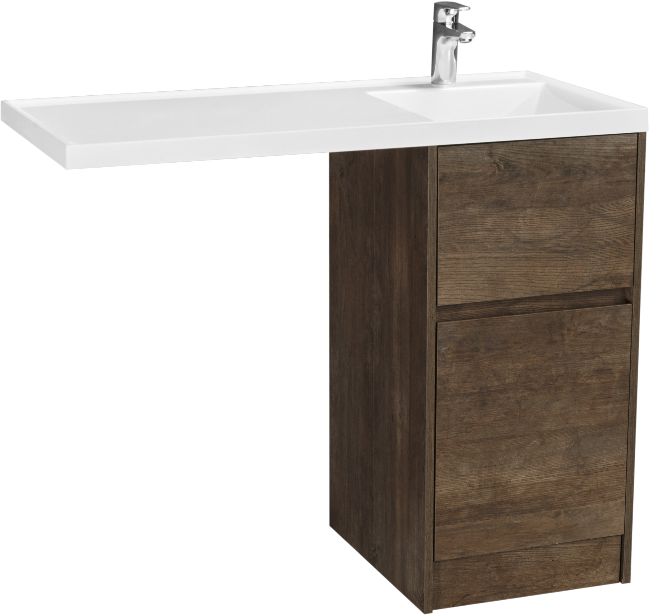 Тумба с раковиной AQUATON Лондри 40 R, дуб кантри