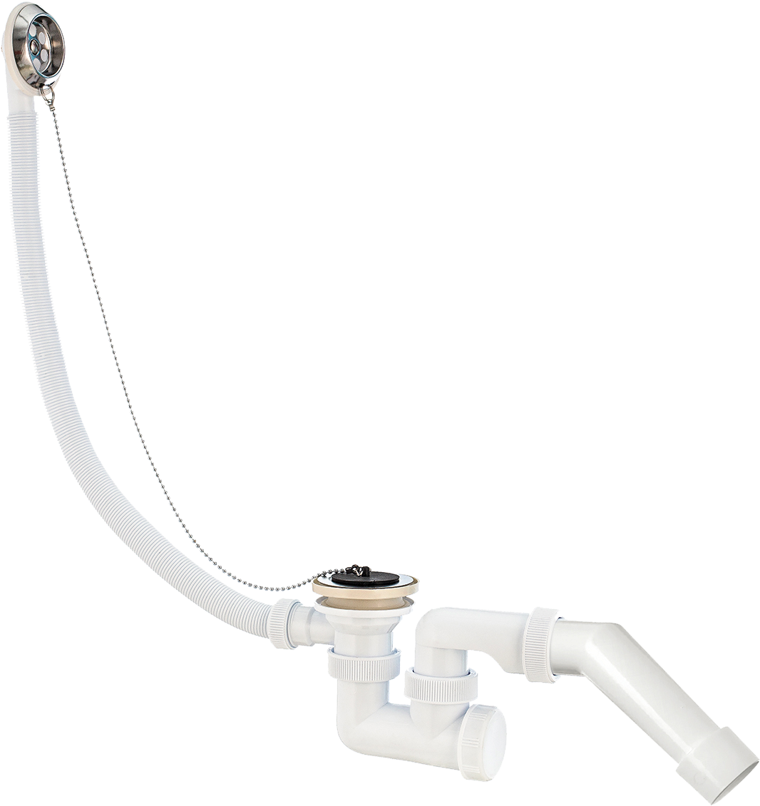 Слив-перелив для ванны Virplast Универсал 30975119 50 мм, хром