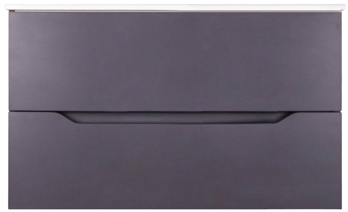 Тумба с раковиной Orange Line 100 графит матовый