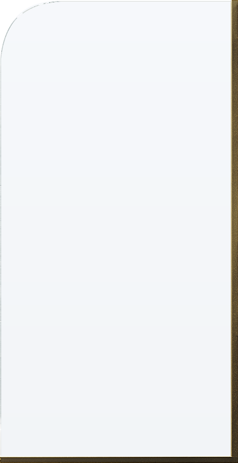 Шторка на ванну Maybahglass MGV-144-3у 64x140, профиль золото, стекло прозрачное