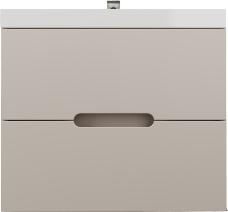 Тумба под раковину без столешницы Style Line Матис 70 подвесная, крем