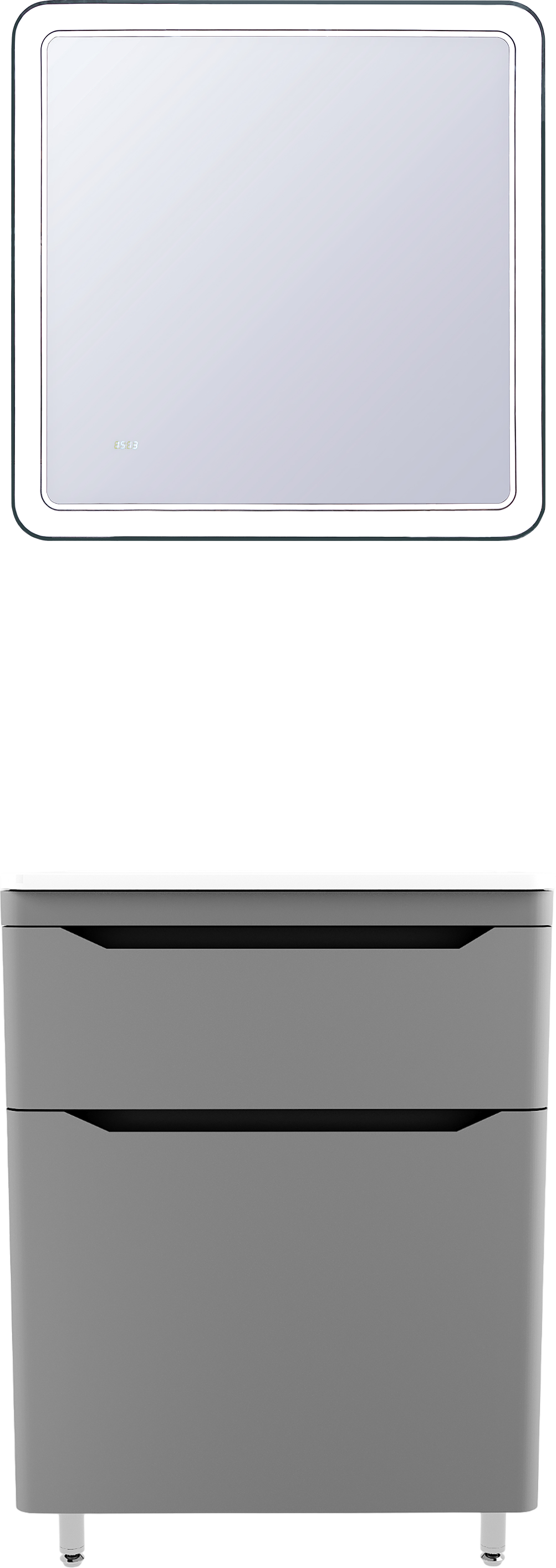 Мебель для ванной комнаты Style Line Марелла 60 напольная, серая