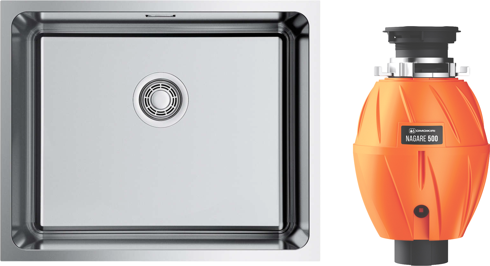 Комплект Мойка Omoikiri TADZAVA 4993512 + Измельчитель Nagare 4995060