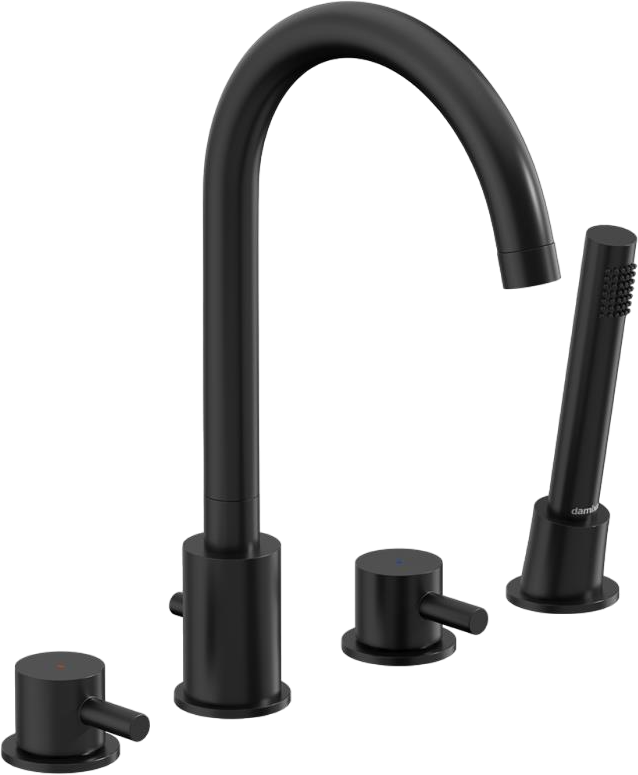 Смеситель на борт ванны Damixa Scandinavian Pure 360400300 черный