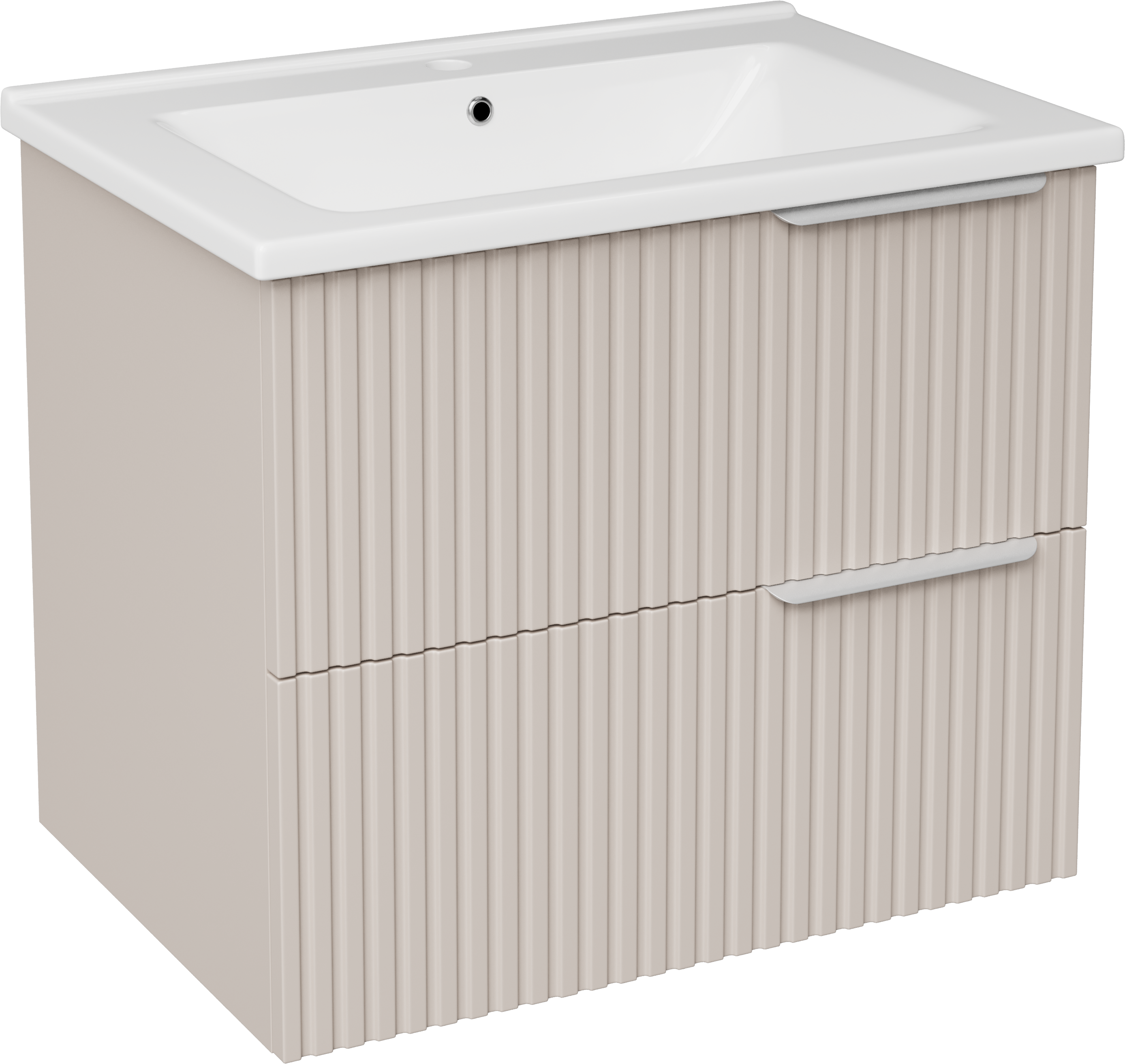 Тумба с раковиной STWORKI Хаммель 65 бежевая