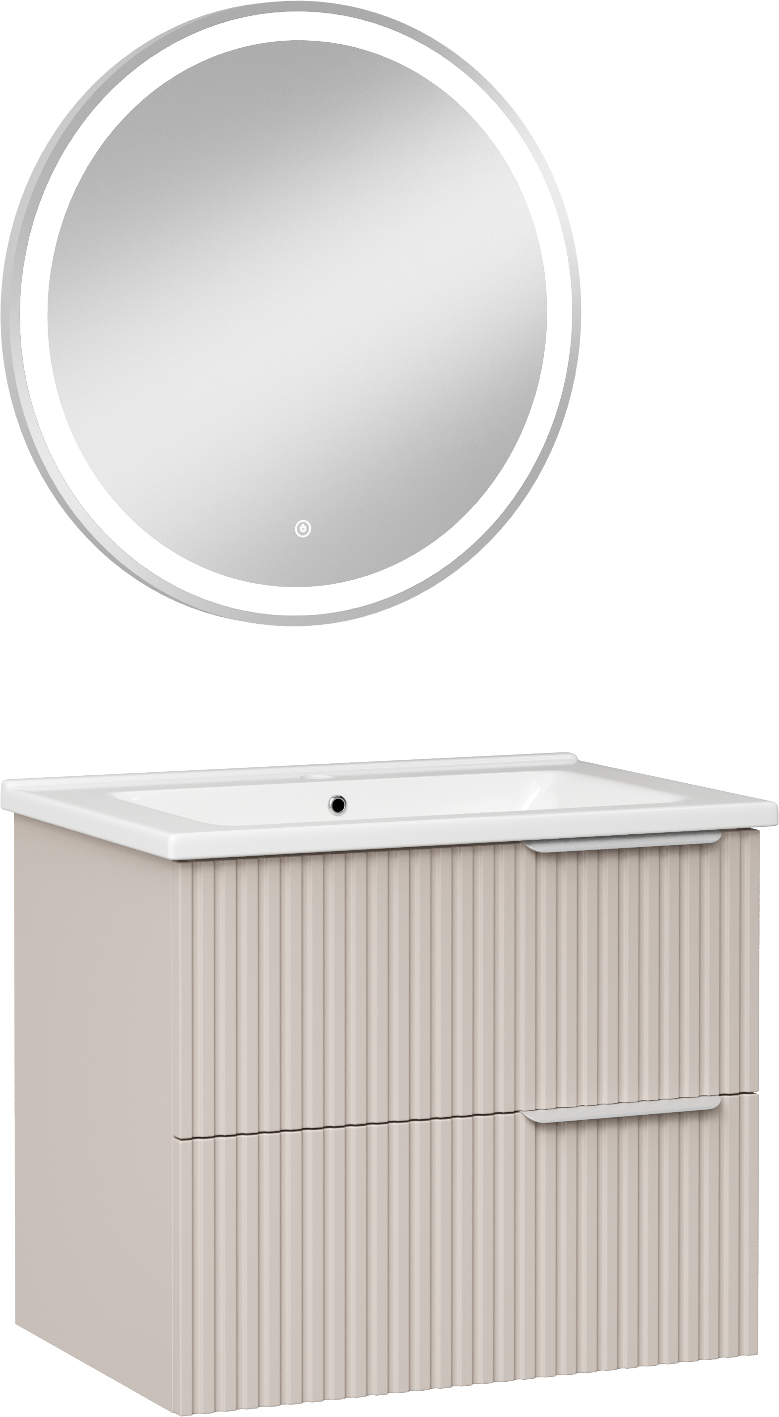 Мебель для ванной комнаты STWORKI Хаммель 65 бежевая