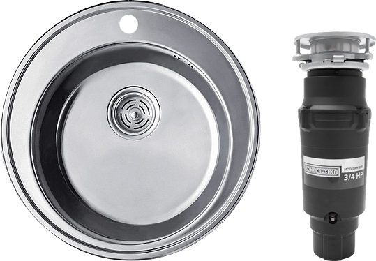 Комплект Мойка РМС MD6 + Измельчитель Bone Crusher BC 910-SL-Slim Line