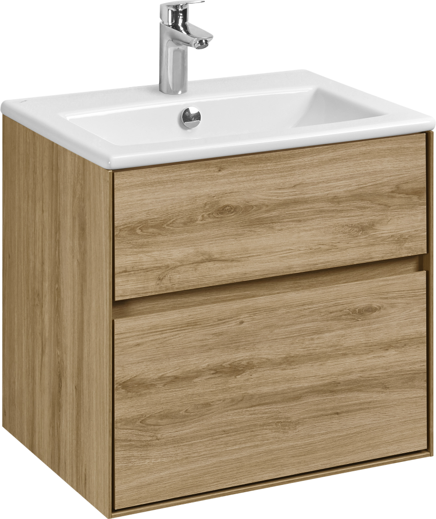 Тумба под раковину без столешницы AQUATON Либерти 60 дуб эльвезия