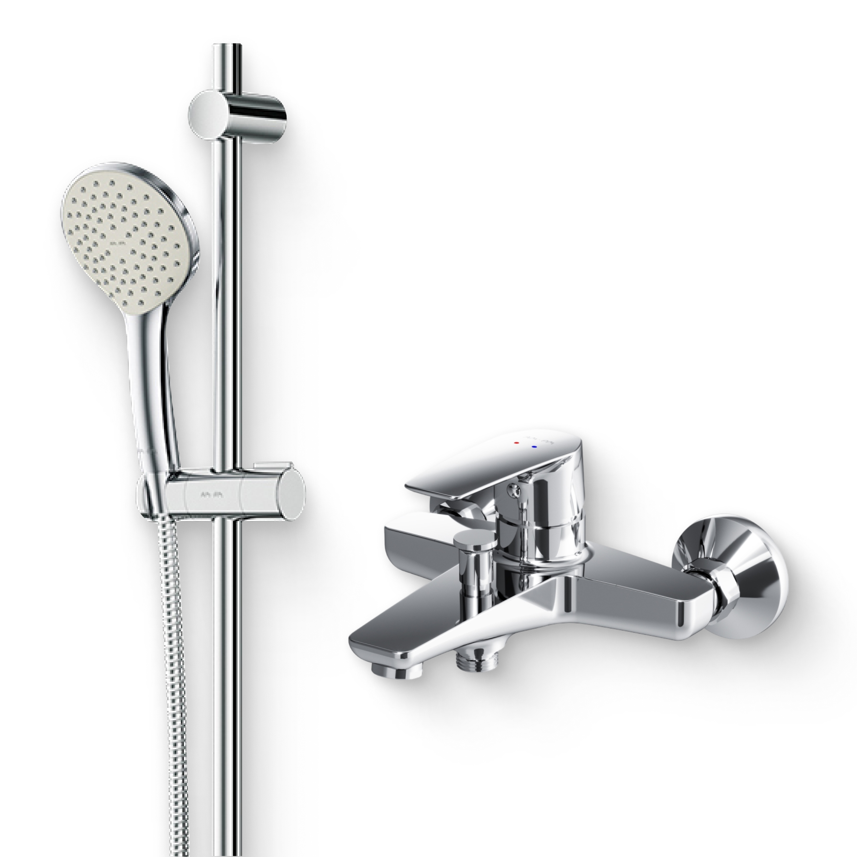 Душевой комплект Смеситель AM.PM Gem F90A10000 + Гарнитур F0190000