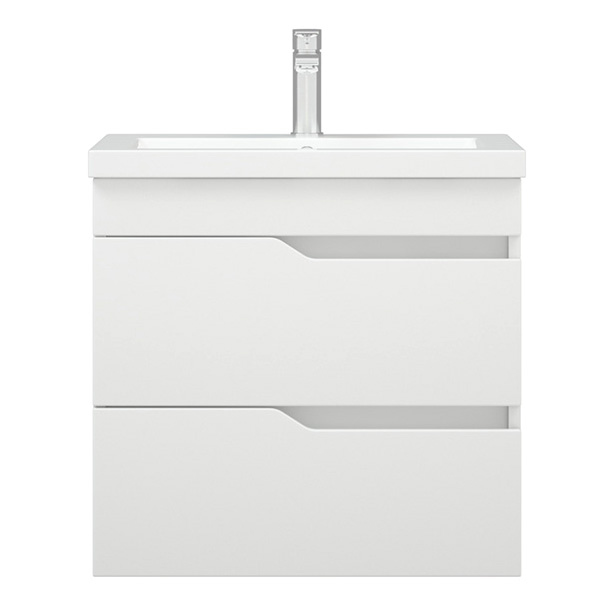 Тумба с раковиной Corozo Теона Z2 60 подвесная, белая