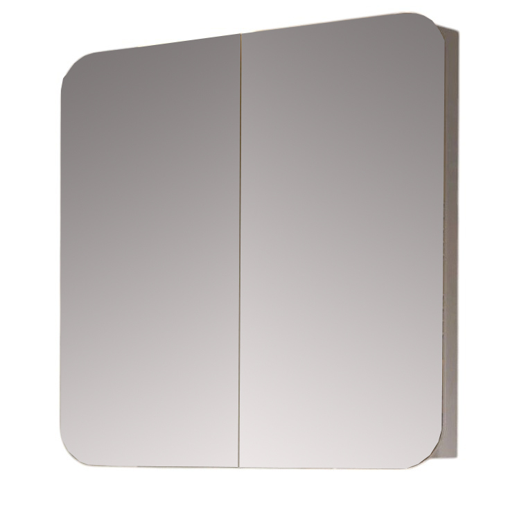 Зеркало-шкаф Alavann Cosmetic трюмо 80x80 с приближением, глянцевый белый