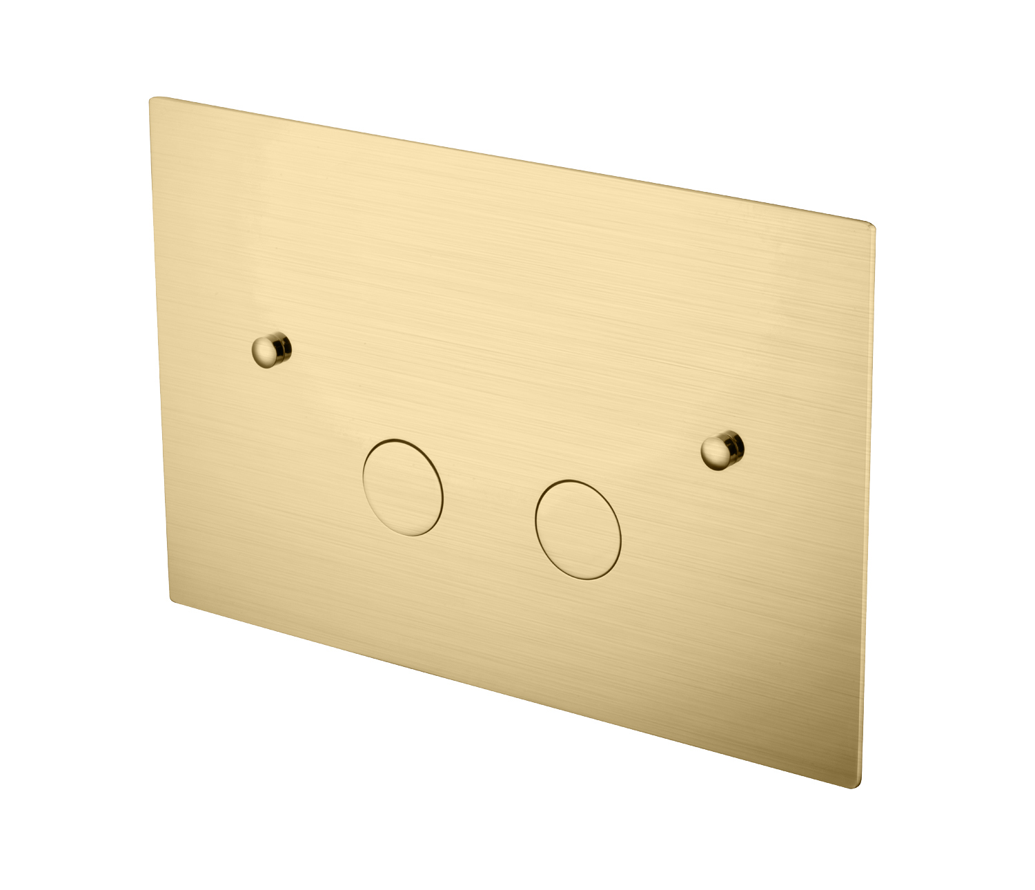 Кнопка смыва для унитаза Boheme 647-MG латунь, цвет matt gold, ультраплоская