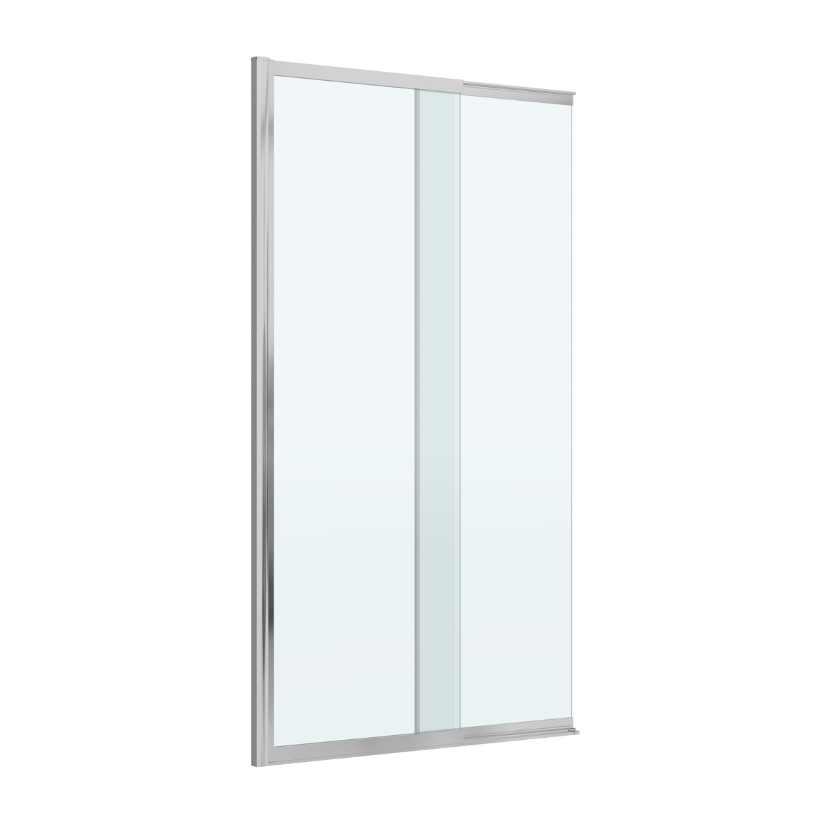 Шторка на ванну Cezares Slider SLIDER-FIX-VF-11-100/150-C-Cr профиль хром, стекло прозрачное