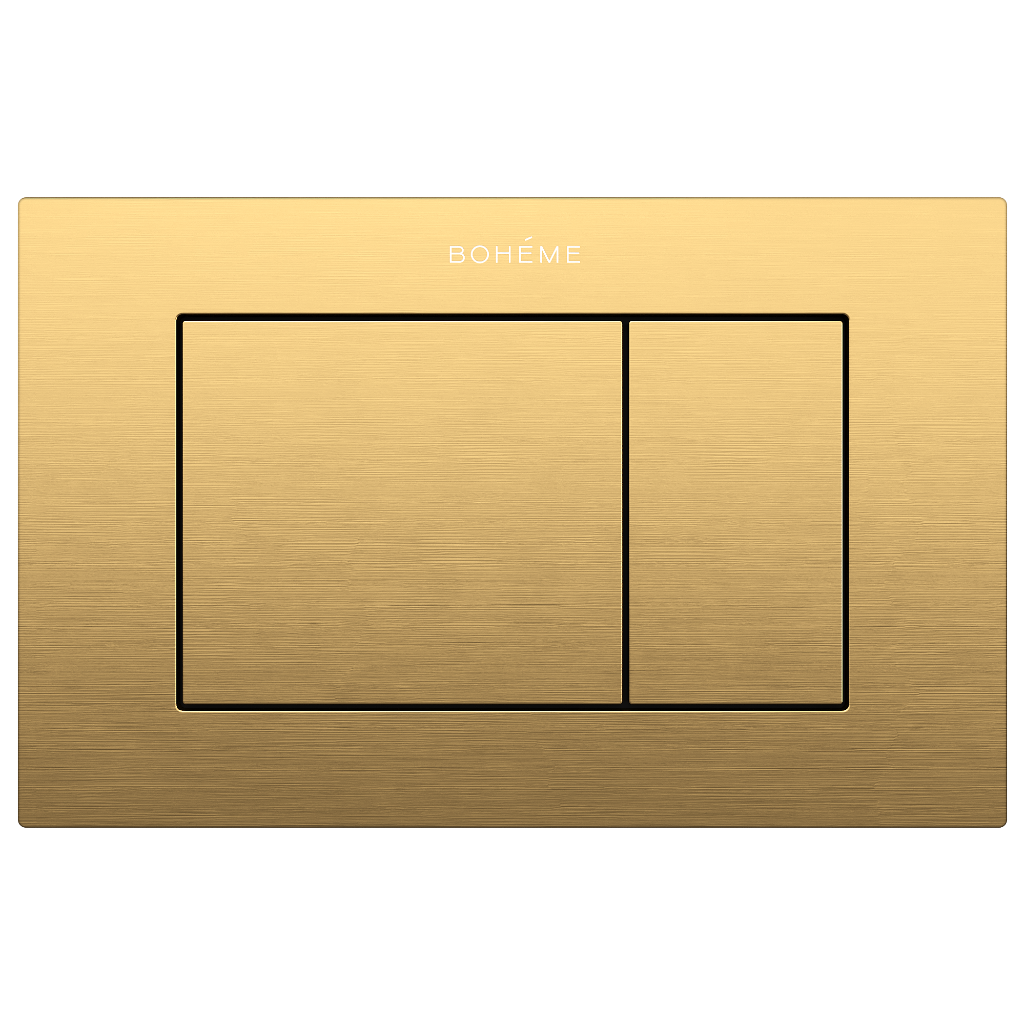 Кнопка смыва для унитаза Boheme 650/2-MG нержавеющая сталь, цвет матовое золото