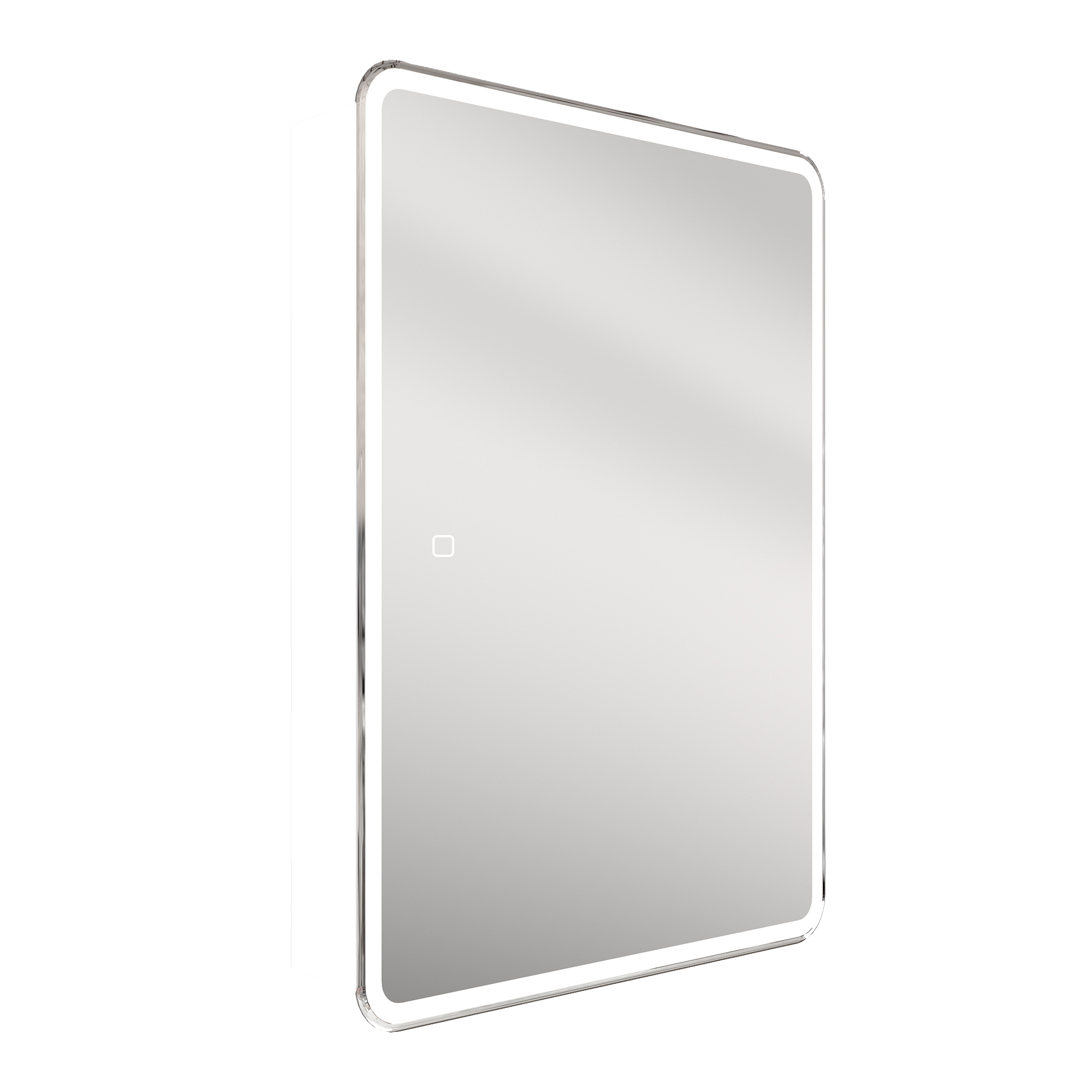 Зеркало-шкаф Style Line Каре 40 с подсветкой, сенсор с диммером, белое