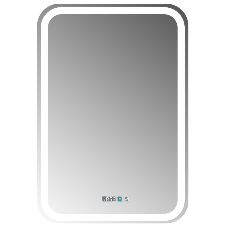 Зеркало Mixline Мальта -3 55 с подсветкой, с подогревом, с часами