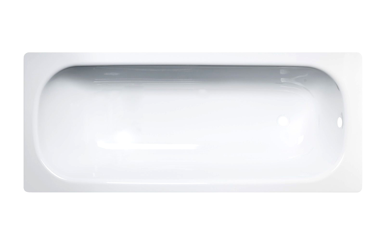 Стальная ванна ВИЗ Donna Vanna 150x70 см, пристенная, белая, на ножках