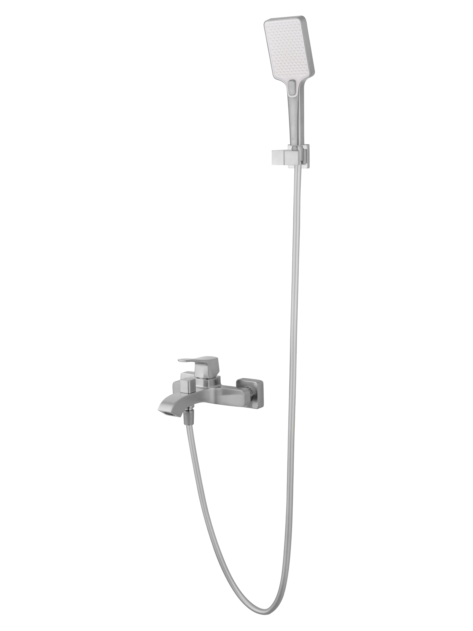 Смеситель для ванны с душем Wonzon & Woghand Flex WW-88037072-BN брашированный никель