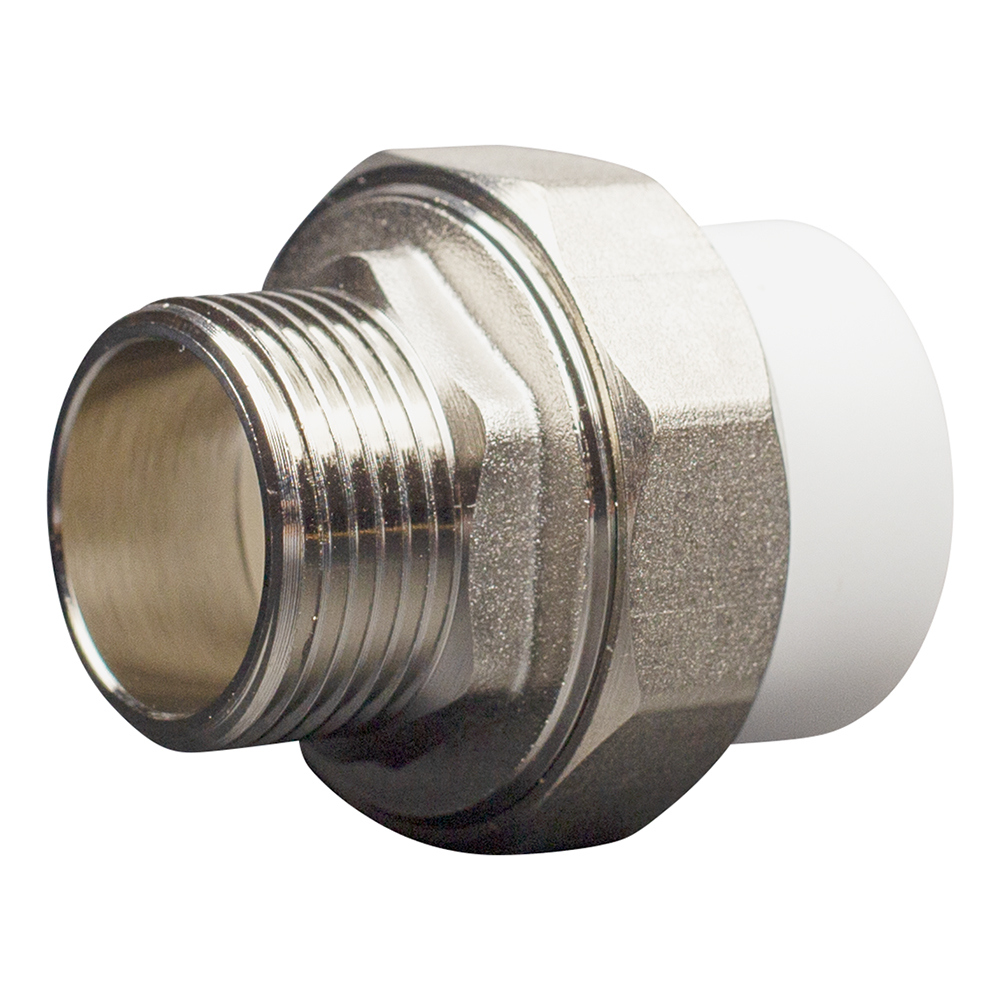 Муфта СТМ CPRM2012 PP-R DN 20х1/2" НР комбинированная разъемная