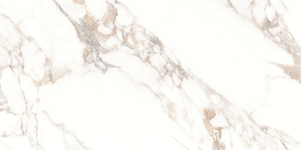 Керамогранит Laparet Statuario Ice 120х60 белый шайн