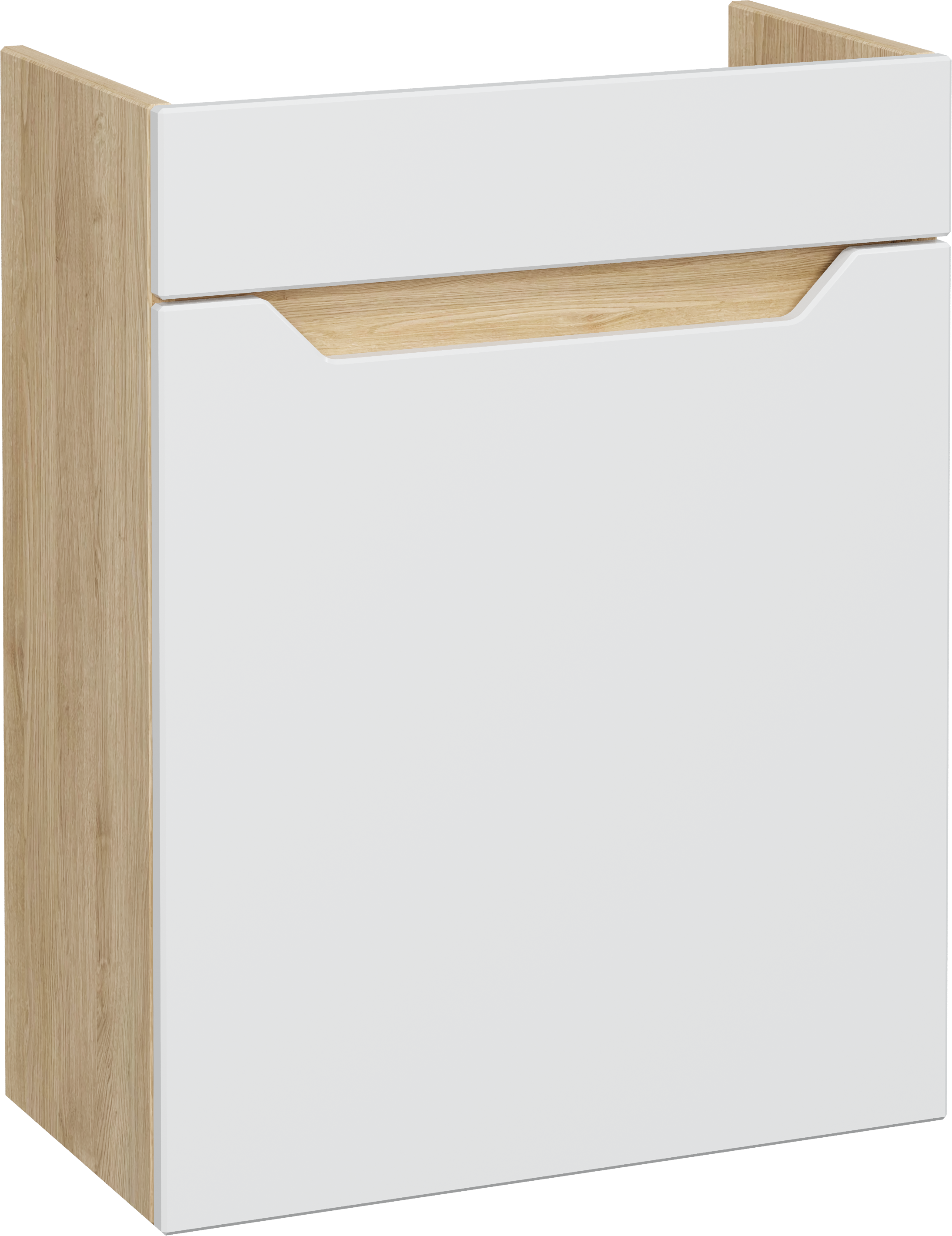 Тумба под раковину без столешницы DIWO Архангельск 40 подвесная, дуб сонома 1