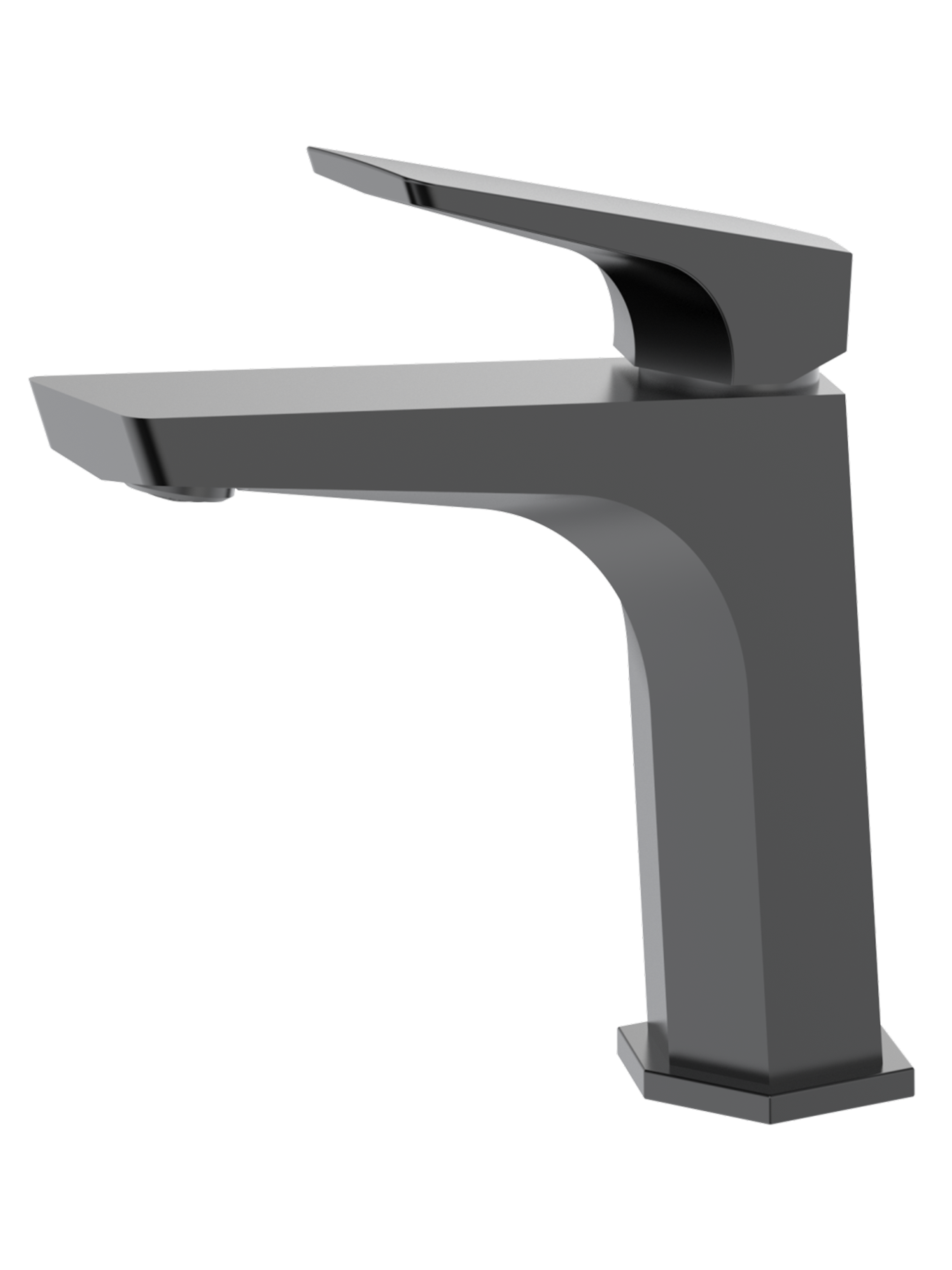 Смеситель для раковины Haiba HB10726-3 оружейная сталь