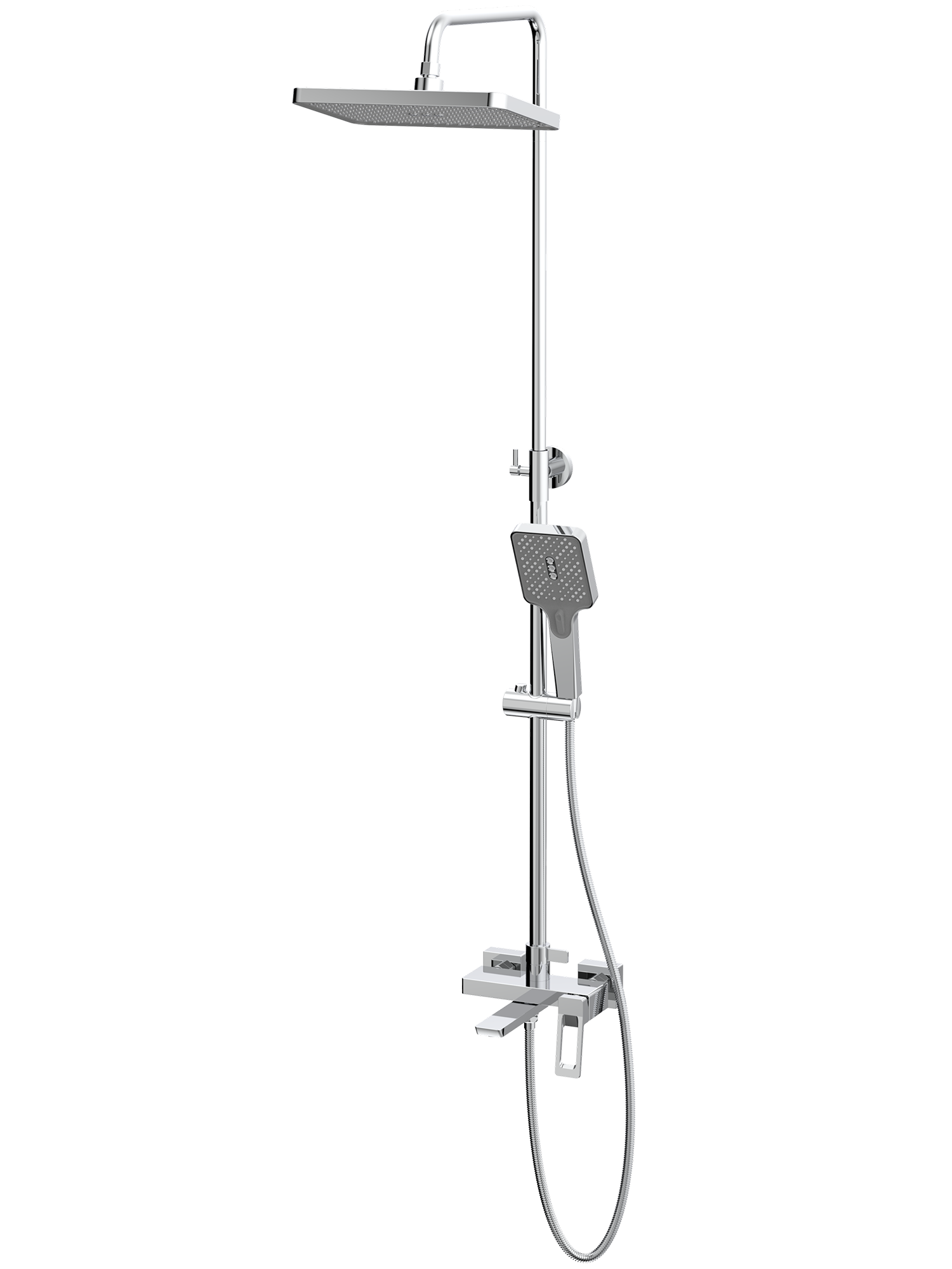 Душевая стойка Haiba HB24732 хром