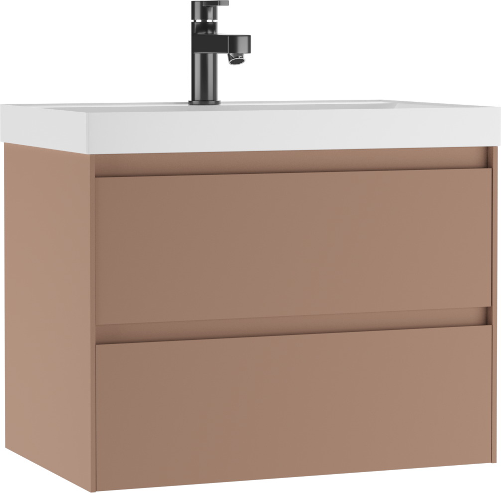 Тумба с раковиной Домино Verona 60 мокко