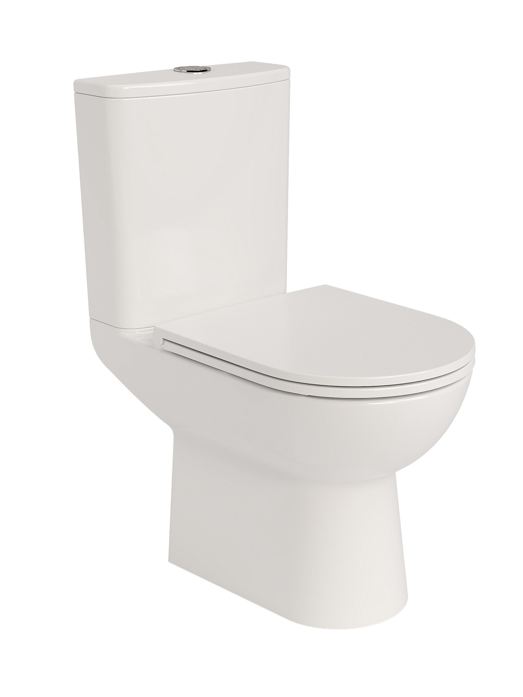 Унитаз-компакт напольный Jacob Delafon Stil E38566-00 безободковый, белый