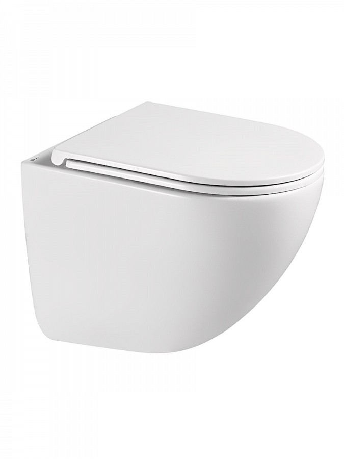 Унитаз подвесной Teymi Lina Vortex 3 поколения T40116 с микролифтом, безободковый